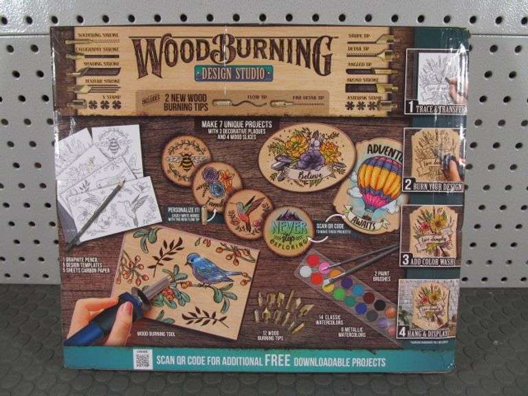 ART SKILLS WOOD BURNING DESIGN STUDIO 55 PIECES Bentley