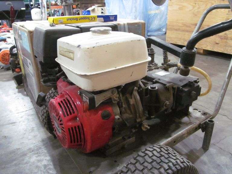 HONDA GX390 PRESSURE WASHER W/ REEL QUICK HOSE REEL Bentley & Associates, LLC