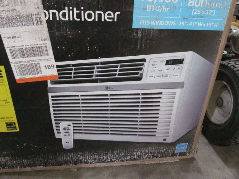 LG ROOM AIR/HEAT CONDITIONER 15000 BTU/HR W/ AC SAFE SUPPORT BRACKET