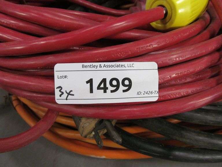 MIXED SIZED EXTENSION CORDS (3X MONEY)