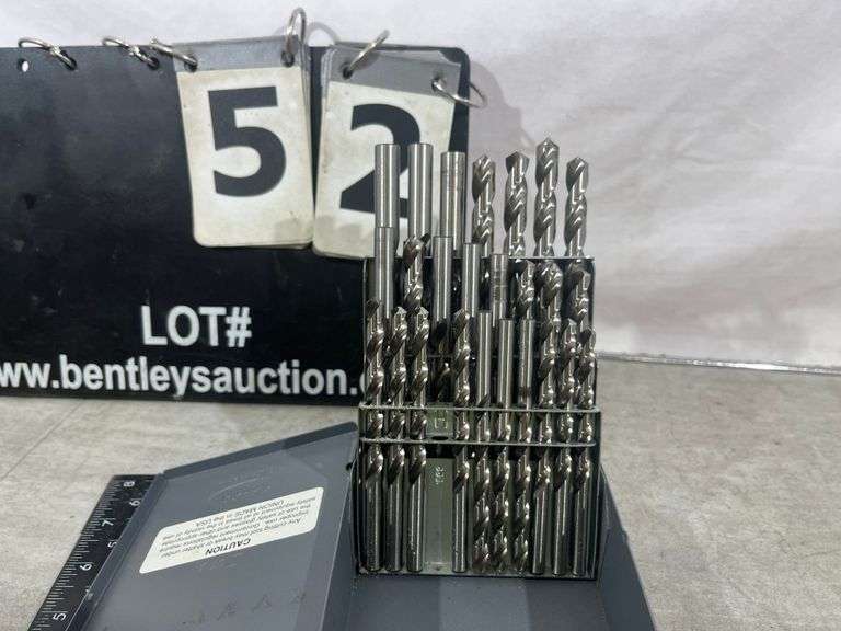 Huot Drill Bit Index For Wire Gauge Sizes 1 To 60 For Sale Online