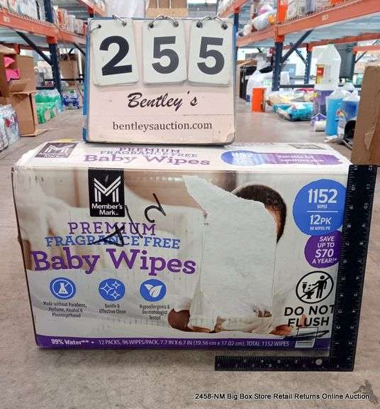 Member's Mark Premium Fragrance-Free Baby Wipes – 12 Packs, 1152 Count Total