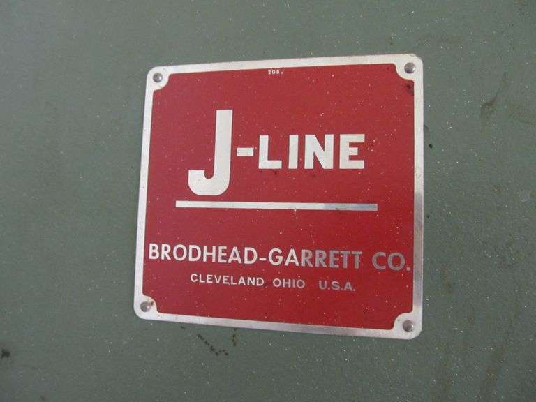 JLINE BRODHEADGARRETT CO. BAND SAW Bentley & Associates, LLC