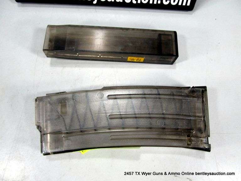 LOT: 2 RAM LINE POLY MAGAZINES - (1) MAC 1530, (1) APL 1009 9MM ...