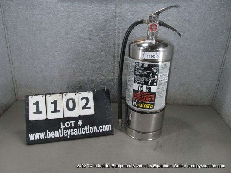 ANSUL KGUARD FIRE EXTINGUISHER Bentley & Associates, LLC