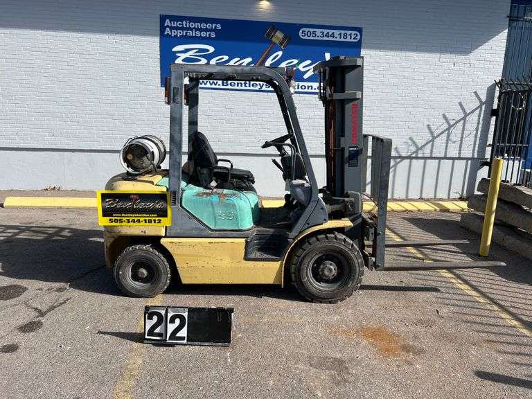 KOMATSU FG25HT-12 PROPANE FORKLIFT, 1 KEY, 1632 HRS,