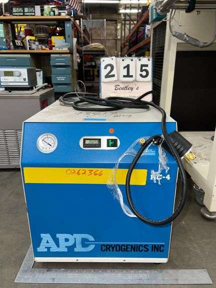 APD CRYOGENICS HC-4 HELIUM COOLER PUMP / COMPRESSOR - Bentley ...