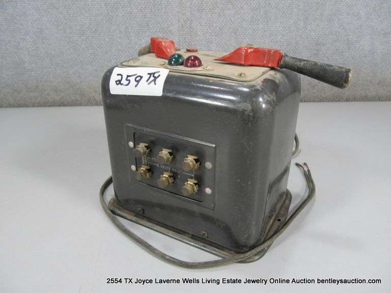 A.C. GILBERT ANTIQUE AMERICAN FLYER LINES MODEL TRAIN TRANSFORMER ...