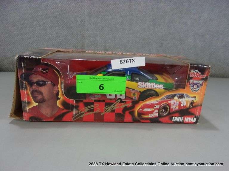 RACING CHAMPIONS NASCAR 50TH ANNIVERSARY 1:24 DIE CAST STOCK CAR REPLICA ERNIE IRVAN 36