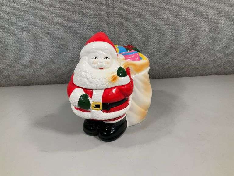 SANTA COOKIE JAR - IN STYROFOAM