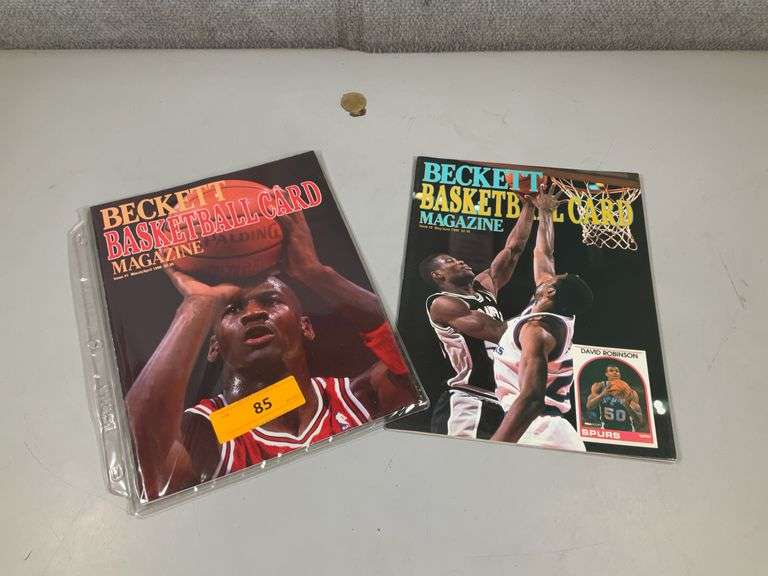 (2): MICHAEL JORDAN BECKETT #1, ROBINSON BECKETT