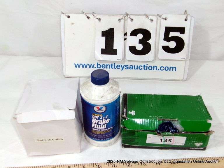 BOX: STRING, BOLTS, BRAKE FLUID