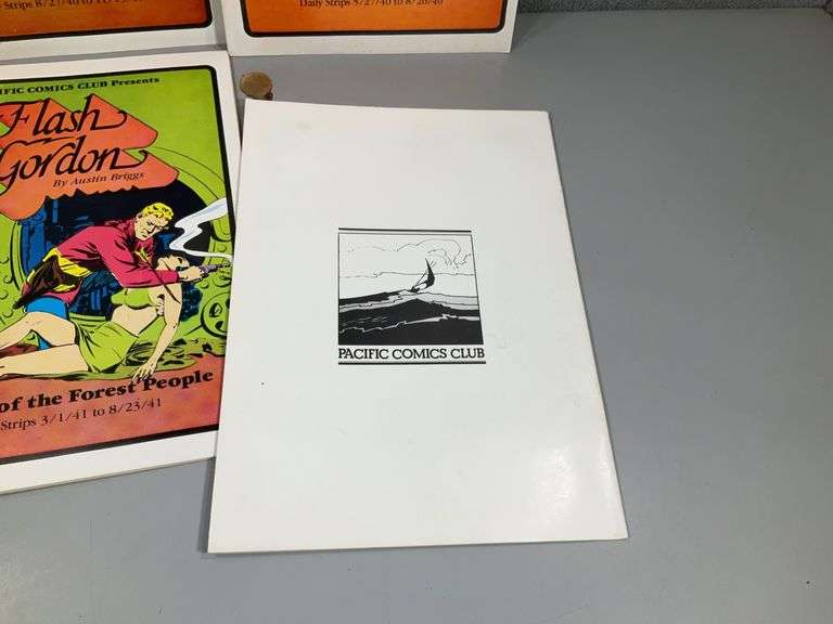 (4): PACIFIC COMICS FLASH GORDON DAILY STRIPS 1-4