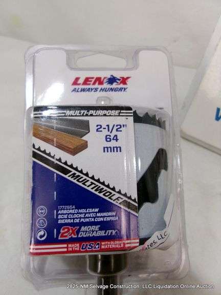 LENOX 2-1/2" HOLE DRILL BIT