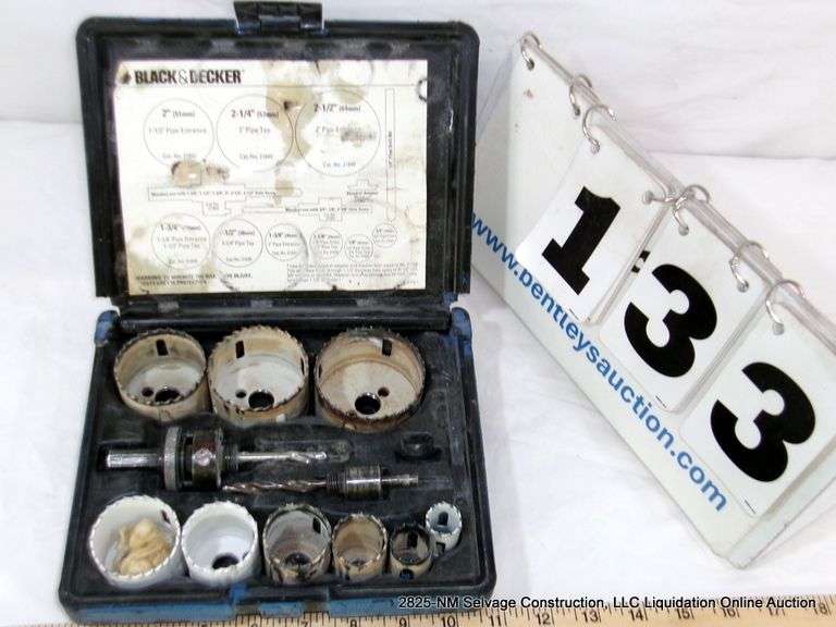 BLACK & DECKER COMBO HOLE SAW KIT