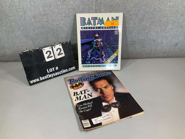 (2): HB BATMAN "DIGITAL JUSTICE" - ROLLING STONE BATMAN 1989