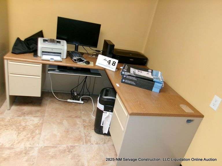 STEELCASE RIGHT ANGLE DESK