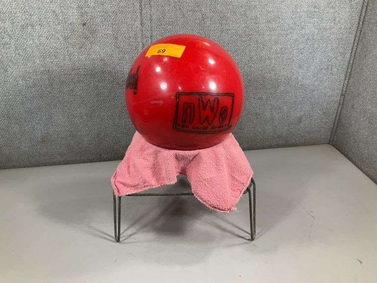 BOWLING BALL NOW KEVIN NASH - RED & BLACK - NEW