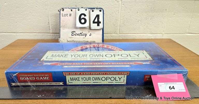 MAKE YOUR OWN OPOLY GAME BOARD GAME