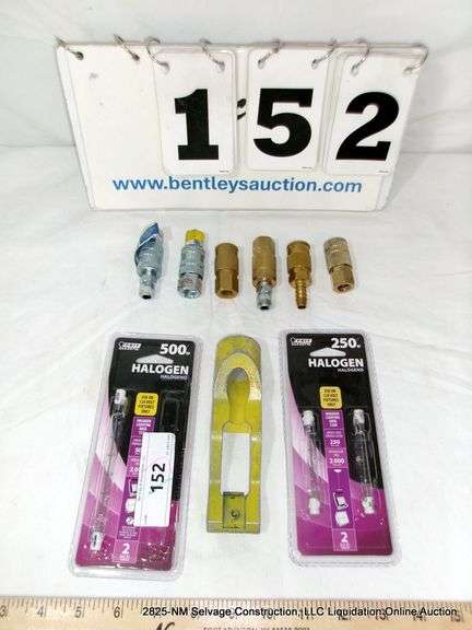 HALOGEN BULBS, AIR CONNECTIONS & VAFT HANDLE