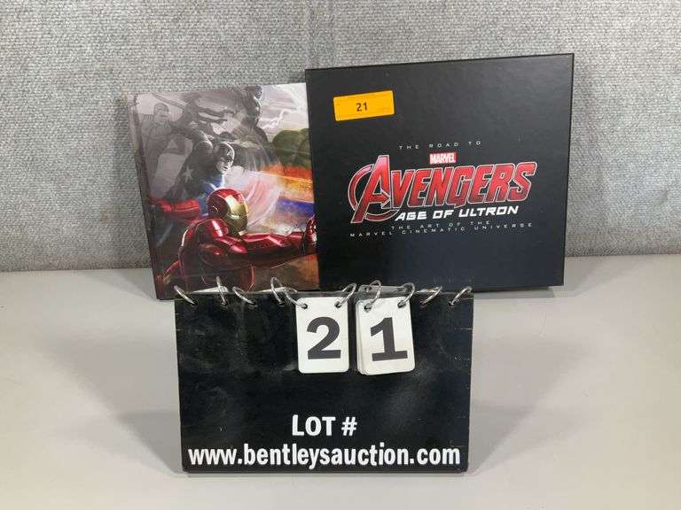 (2): AVENGERS AGE OF ULTRON HB W/ SLIPCOVER
