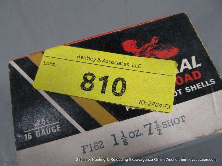 BOX: FEDERAL FIELD LOAD 16 GA SHOTGUN SHELLS - QTY-19 - Bentley ...