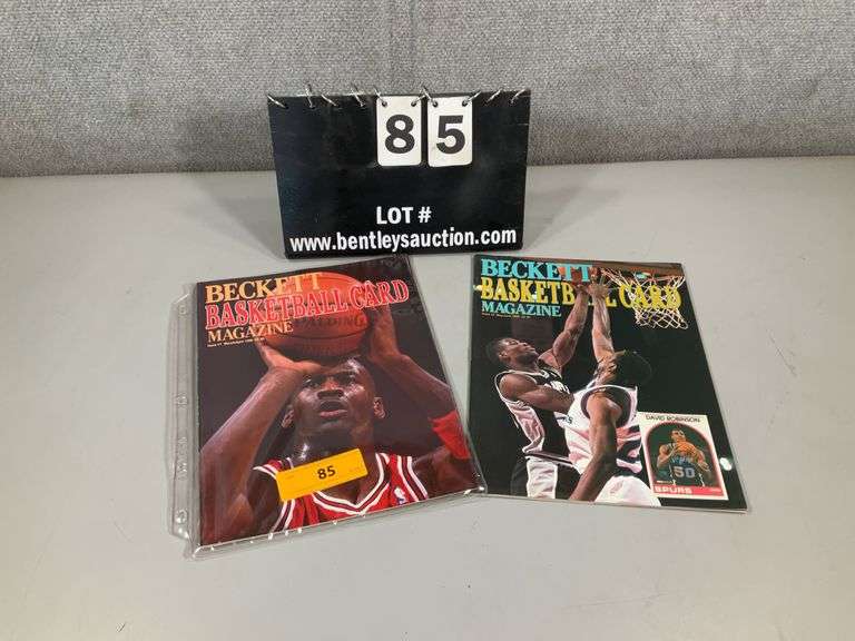 (2): MICHAEL JORDAN BECKETT #1, ROBINSON BECKETT