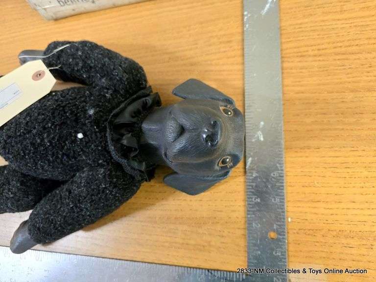 VINTAGE PORCELAIN DOLL: DOG