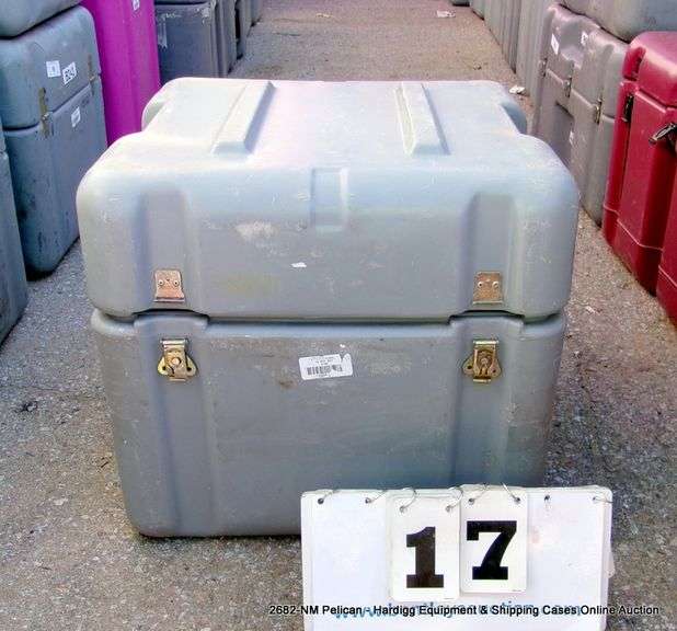 HARDIGG GRAY CASE, 18" X 15" X 18"