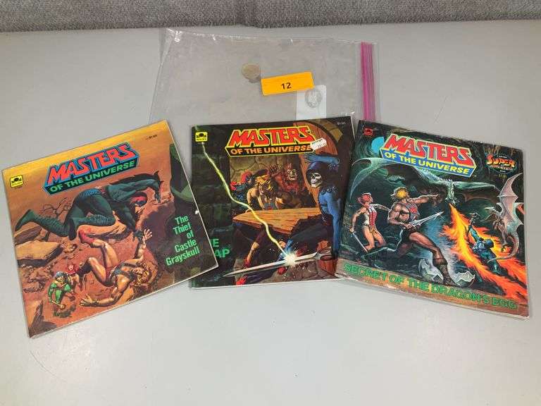 (3): GOLDEN - MASTERS OF THE UNIVERSE - 3 TITLES INCLUDING SECRET OF THE GRAGO