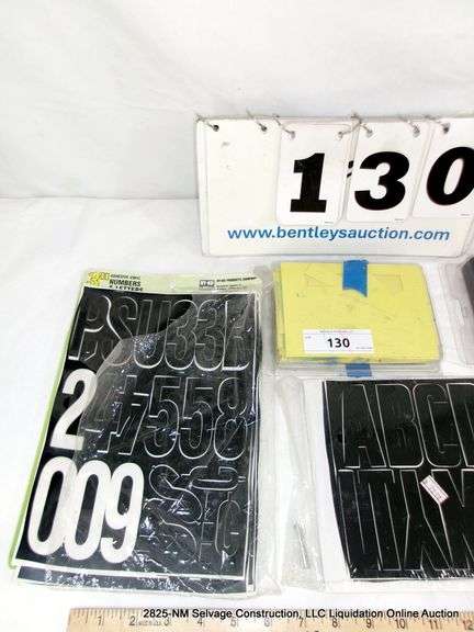 LOT: STENCILS & STICKERS