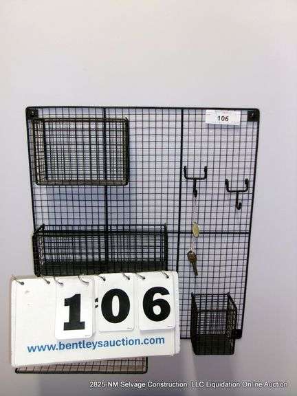 WIRE RACK ON WALL