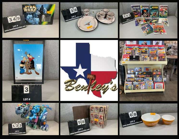 2827-TX Vallejo Comics, Action Figurines, Collectibles Online Auction