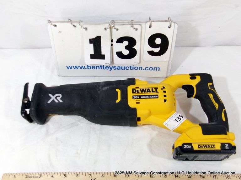 DEWALT 20V DCS 368 VARIABLE SPEED RECIPROCATING SAW