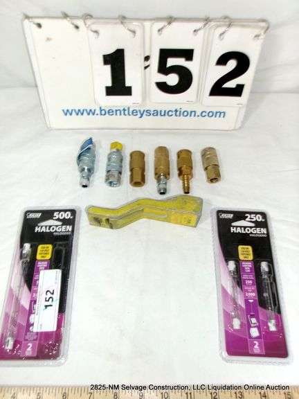 HALOGEN BULBS, AIR CONNECTIONS & VAFT HANDLE