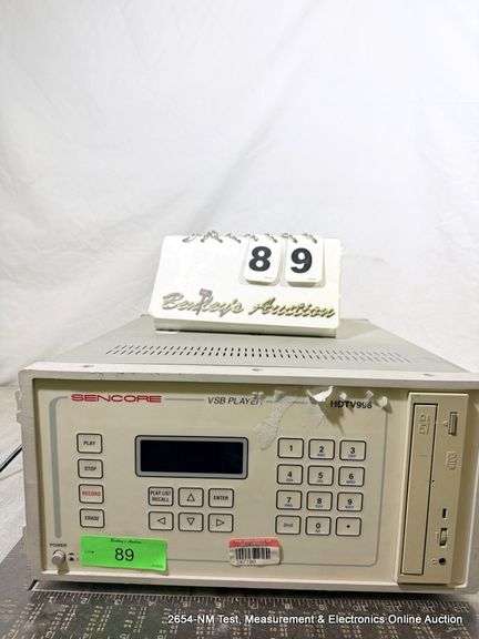 Sencore Vb200 SENCORE HDTV996 VSB PLAYER - Bentley & Associates, LLC