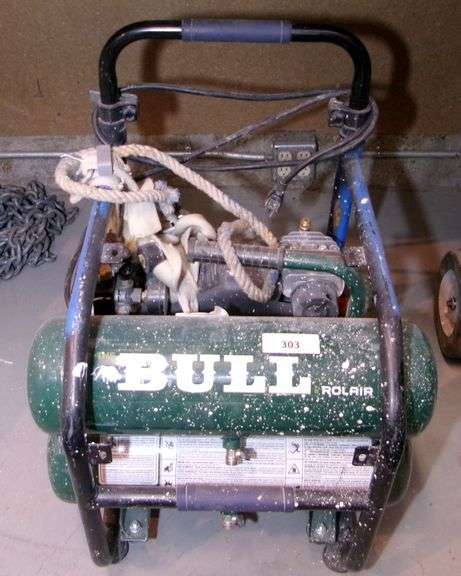 ROLAIR BULL DUAL TANK AIR COMPRESSOR