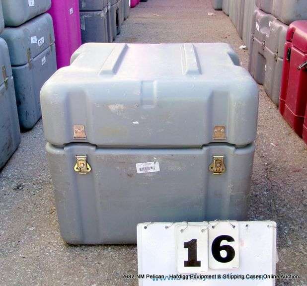 HARDIGG GRAY CASE, 18" X 15" X 18"