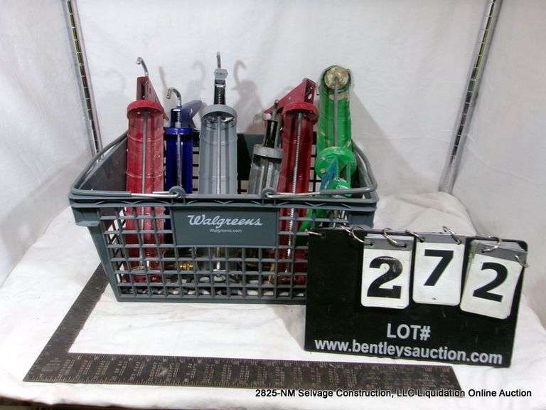 CRATE: CAULK GUNS W/ TRAY