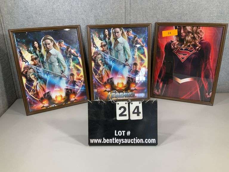 (3): FRAMED WALL PICTURES SUPERGIRL - DC LEGENDS (1)