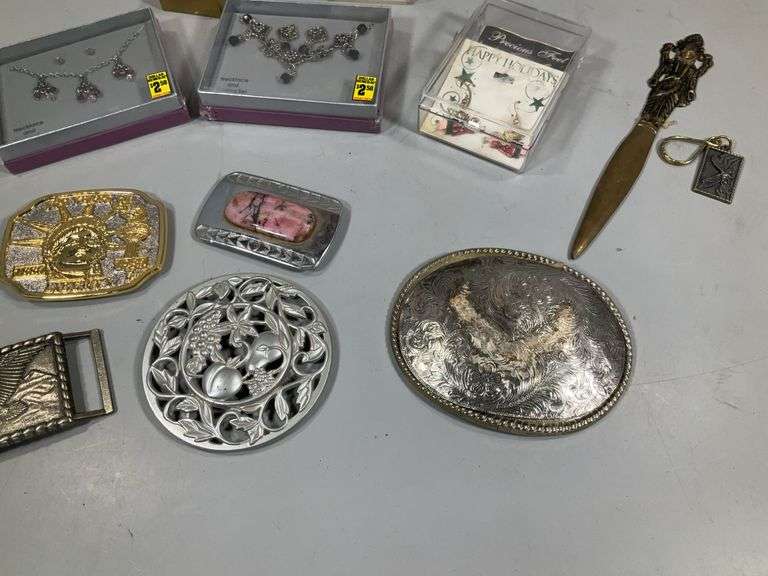 BOX: MISC LETTER OPENER BELT BUCKLES