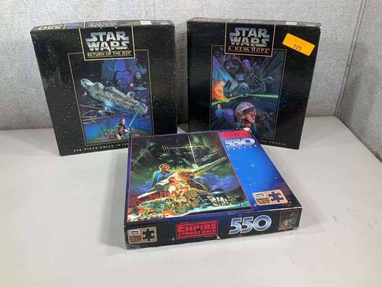 (3): STAR WARS TRILOGY PUZZLE SET - 550 PIECES