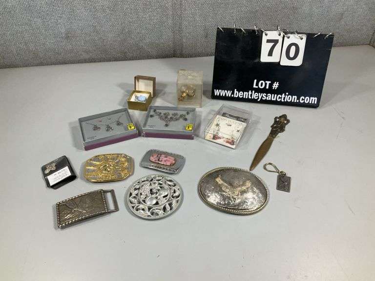 BOX: MISC LETTER OPENER BELT BUCKLES