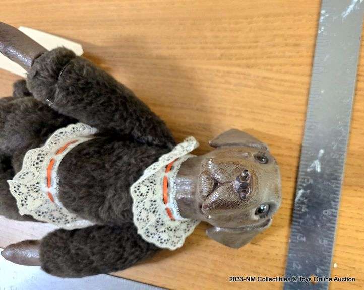 VINTAGE PORCELAIN DOLL: DOG