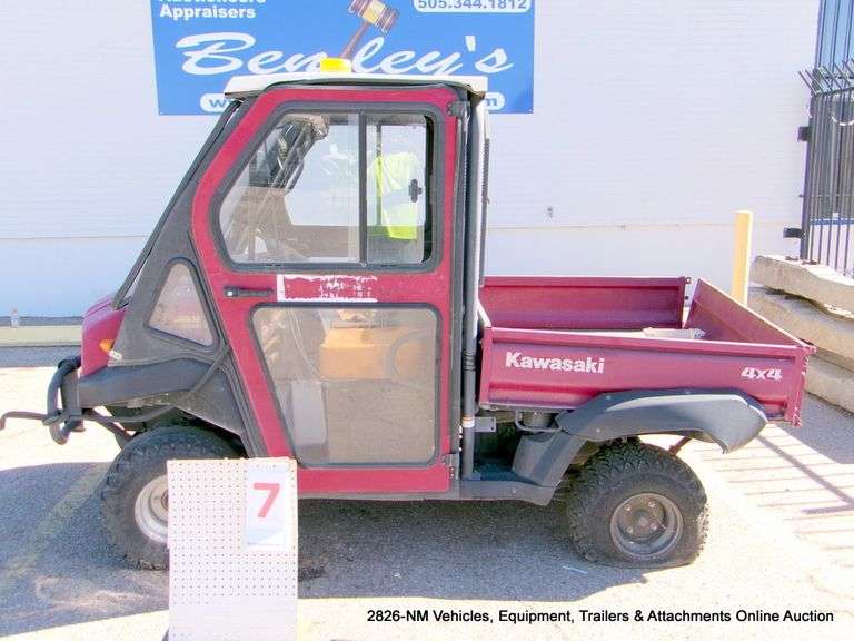 2013  KAWASAKI  MULE 4000 4X4  2717 HOURS