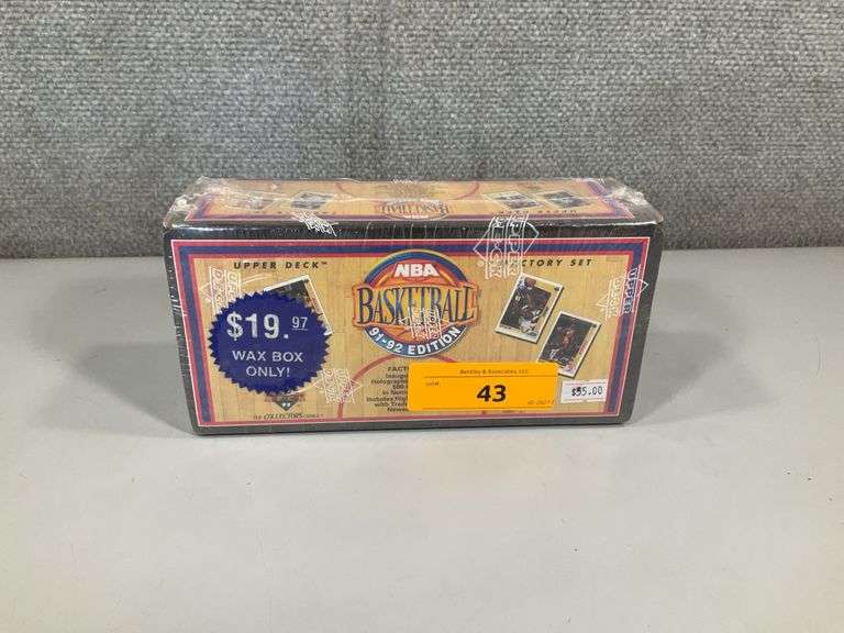 WAX BOX 91-92 NBA BASKETBALL UPPER DECK FACTORY SEALED