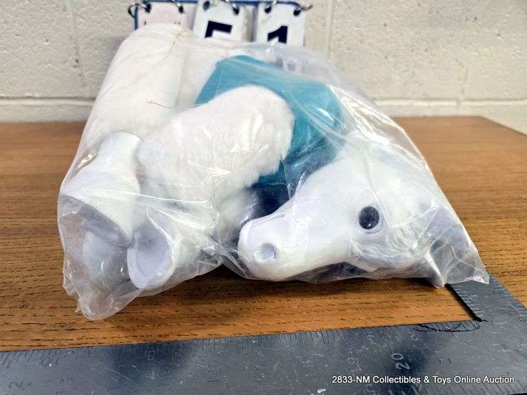 VINTAGE PORCELAIN DOLL: HORSE