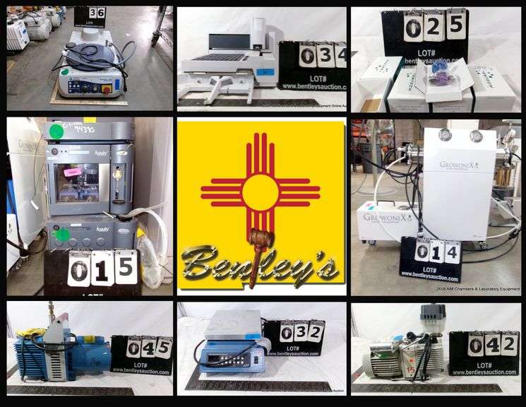 2658-NM Chambers & Laboratory Equipment Online Auction