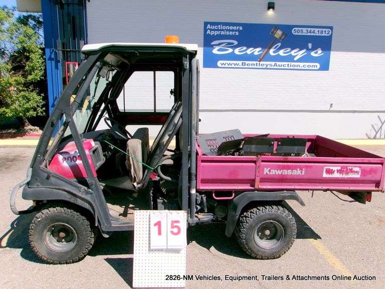 2007  KAWASAKI  MULE 3000  OFF-ROAD  3,585 HOURS ~