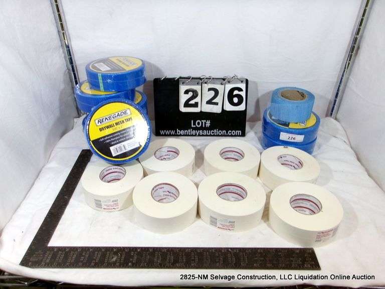 RENEGADE DRYWALL MESH TAPE, PAPER JOINT TAPE (15X MONEY)